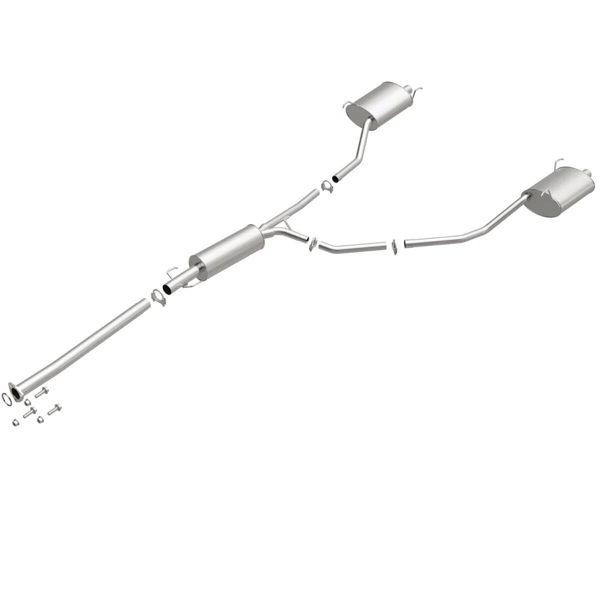 Fits 2009-2015 Honda Pilot 3.5L Direct-Fit Replacement Exhaust System 106-0333